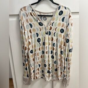 Little Sleepies Luna Neutral Mama Top Medium